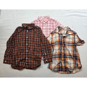 Arizona Jeans Company Boy's Button Up Shirts. Lot of 3. Size 6